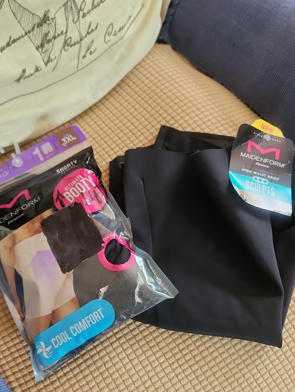 New SHAPEWEAR lot Maidenform Black Sculpt High Waist Briefs SIZE 3X